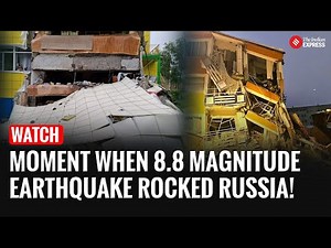 Caught on Cam: Powerful 8.8 Magnitude Earthquake Shakes Russia | Russia Earthquake | Tsunami Alert
