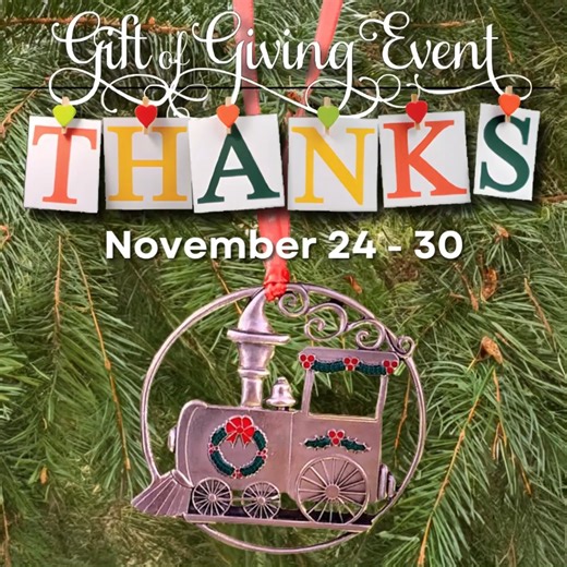 Our Gift of Giving Event officially kicks off today! Grab our $4.99 Gift of Giving Ornament and receive 20% off storewide. Every ornament helps support the Free Care Fund at UPMC Children’s Hospital of Pittsburgh. 🎁✨ See the Event Ad here: https://www.betreshallmark.com/gift-of-giving-event | Holly's Hallmark - Caste Village