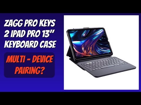 REVIEW (2025): ZAGG Pro Keys 2 iPad Pro 13" Keyboard Case. Features