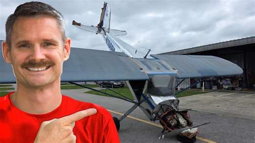 Starting my rebuilt abandoned Cessna 120