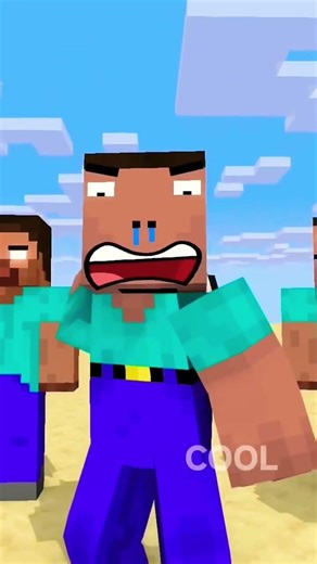 HELP Herobrine Mine Bedrock In Minecraft 3D Animation short video 😱