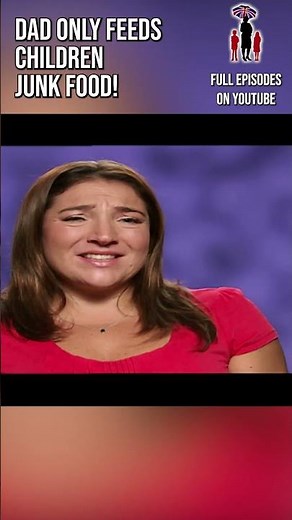 Dad only feeds children junk food! 🤨 #supernanny #jofrost #childcare