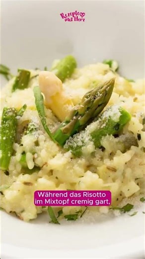 Cremiges Spargel-Risotto aus dem Thermomix® | Einfaches Frühlingsrezept #rezeptemitherz