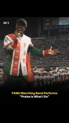 BCI ™️ on Instagram: "Baby, they would’ve had to CARRY me off of those bleachers! 👏🏾🔥 Loving this throwback video of the #FAMU Marching Band performing “Praise is What I Do” by William Murphy. There’s nothing like HBCUs! Does your school have praise and worship like this? 🙋🏾‍♀️🙋🏾‍♂️#blackchristianinfluencers #gospel #historicallyblacksince"