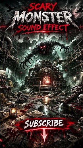 Scary Monster Sound Effect – Horror Creature Roar | Cinematic Horror SFX