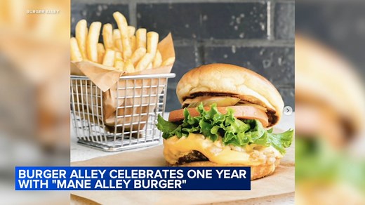 'Burger Alley' celebrates 1-year anniversary with introduction of 'Mane Alley' mushroom burger