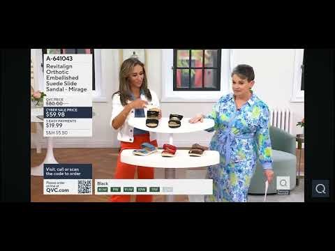 QVC model Jill pink toes