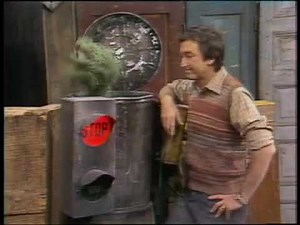 Classic Sesame Street - Mumford Makes Oscar's Traffic Light Disappear 1975