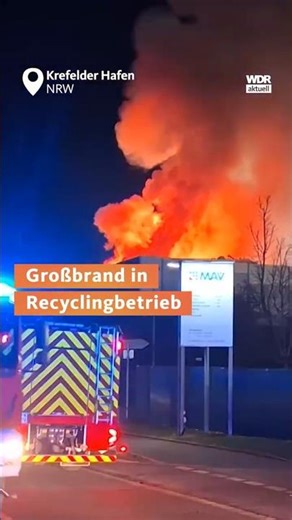 #Krefeld: #Brand im Hafen