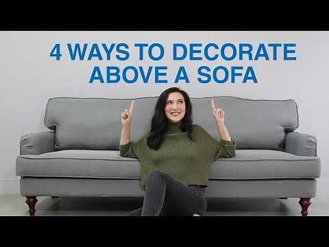 4 Ways To Decorate Above A Sofa | MF Home TV