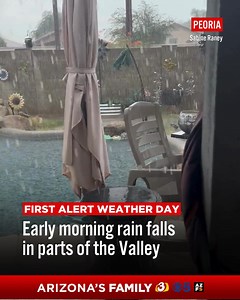 This First Alert Weather Day started with some early rain in parts of the Valley! FIRST ALERT FORECAST: azfamily.com/weather | azfamily 3TV CBS 5
