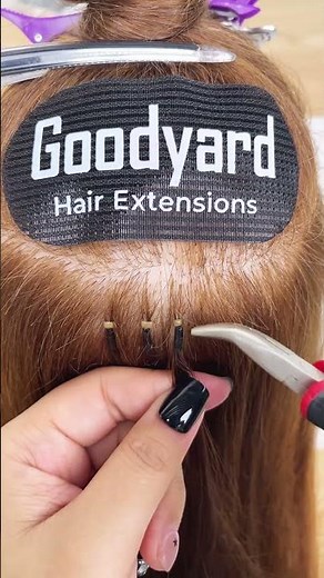 How to make elastic nano ring hair extensions?