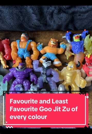 My favourite and least favourite Goo Jit Zu of every colour.#goojitzu #fidgettoy #fidget #toyreview