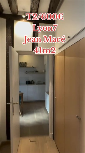 T2 à louer Lyon 7ᵉ Jean Macé 41 m² — 600 €/mois