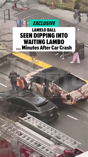 LaMelo Ball hopped right into a Lamborghini immediately following hir car crash 🏎️💥 | TMZ