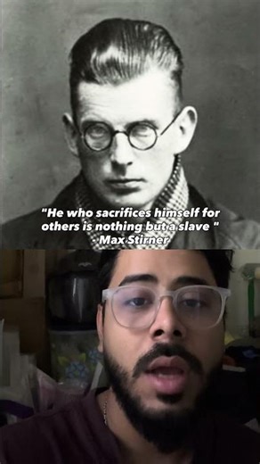 Max Stirner - He who sacrifices himself for others is nothing but a slave. #politics #philosophy