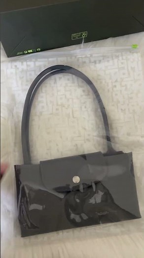 Got myself a new work bag - Longchamp Le Pliage Green Tote Bag M in Graphite