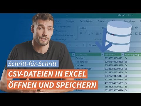 CSV-Dateien in Microsoft Excel richtig öffnen und speichern – in Vorbereitung für den IServ-Import