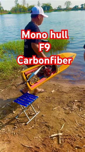 RC boat racing (oil-powered) #RCboat #speedboat #dawutrcboat #rc