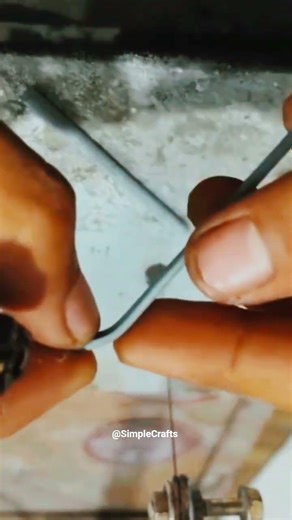 Heated with fire, then bent perfectly #FireHeating #MetalBending #PerfectBend #HeatAndBend