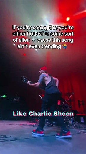 We come in peace 👽 🚀 ✌🏻 this song is called “Charlie Sheen”