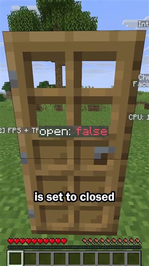 Mobs won't walk through this door
