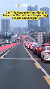 107K views · 1.4K reactions | Can that happen in your country? ✋ Check out how drivers in Chengdu, China are totally respecting the bus lane! #ChengduTraffic #RoadEtiquette #PublicTransport #CITIZENS #MINDSET #china | Go Chengdu | Facebook