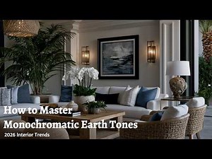 2026 Interior Trends: How to Master Monochromatic Earth Tones