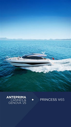 Nuovo Princess V65: Eleganza e Performance a Cannes e Genova