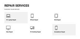 Repair services - Template by Nicepage