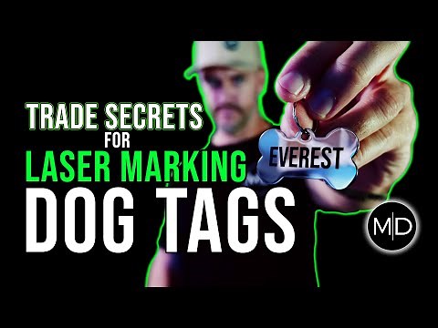 Secrets Revealed: How to Laser Engrave Dog Tags Like a Pro! (or any Stainless Steel for that matter)