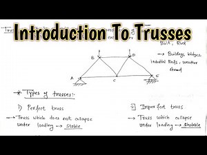 Truss | Introduction And Basic Concepts | Engineering Mechanics | [HINDI]