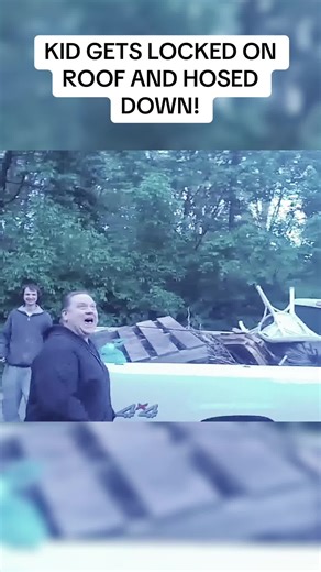 William gets locked on the roof by Andy and hosed down by Bill for revenge! #violette1st #fyp #foryoupage