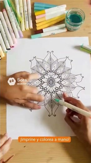 100 Mandalas, E-book para pintar #niños #pintar