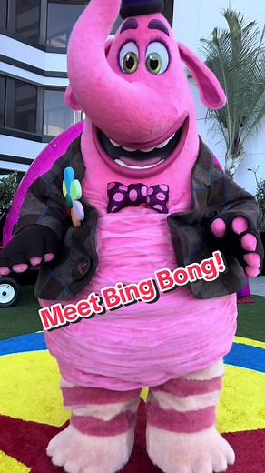 Meet Bing Bong at Pixar Place Hotel!