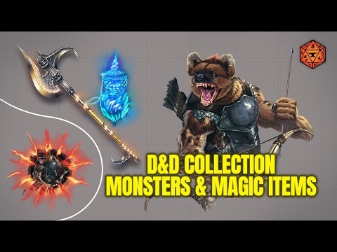 Boss Loot Collection | Gnoll Monster and Magic Items with Animations and Sound | Foundry VTT