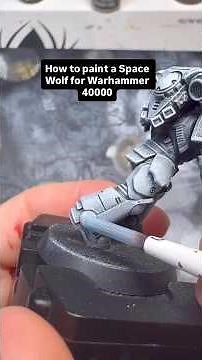 How to paint a Space Wolf for Warhammer 40000 #warhammer40k #paintwarhammer #warhammer #spacemarines