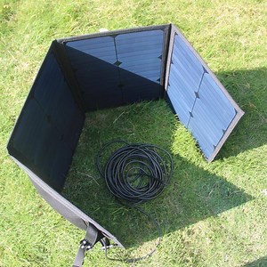 [Hot Item] 80W USB 5V DC18V Output Sunpower Solar Panel Sheet Portable Solar Charger