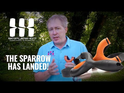 The Sparrow Slingshot has landed! Designed by Fowler. Made by SimpleShot.
