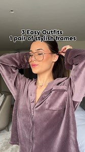 3.1K views | Transform your weekend style with just one pair of glasses! ️ With these 3 effortless looks, we're making your outfits pop. Meet our brown 'Muse', your newest fashion staple.  ‍♀️ #WeekendLook #StyleTransformation Find your new favorite pair of glasses at https://glassesusa.me/App_Store_FB | GlassesUSA.com | Facebook