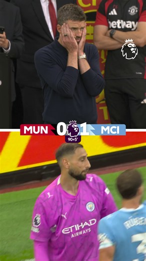 Gianluigi Donnarumma's last-minute derby heroics! 🧤 @mancity | man city vs man united