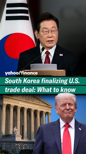 South Korean officials are nearing finalizing their trade agreement with the United States — and they're looking at Japan's agreement as a roadmap. | Yahoo Finance
