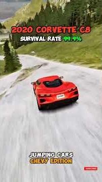 CAN THEY SURVIVE? 😱 Chevy Cars vs Mega Bridge Jump! #usa #usashorts #autosandvehicles #usatiktok