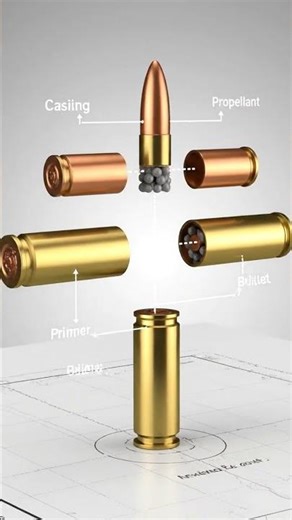 Why Bullets Actually Work (It's Physics) #ballistics #science #shorts