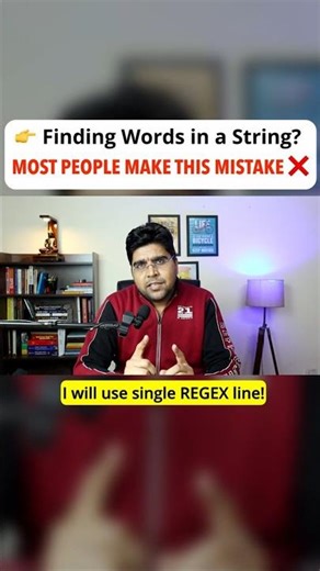 String Methods Fail Here ❌ Regex Fix ✅ #shorts