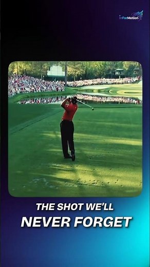 The Most Impossible Shot in Golf History 😲 Tiger Woods 2005 Masters Chip-In