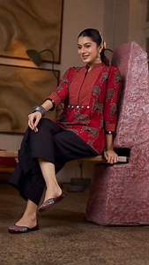 Warning: you’ll want more than one. Our newly launched Sujatra tops are made for repeat wears 🌸 Comfort that looks this good? Yes. #SujatraStyle #HandcraftedFashion #ReelIt #indiantops | Sujatra