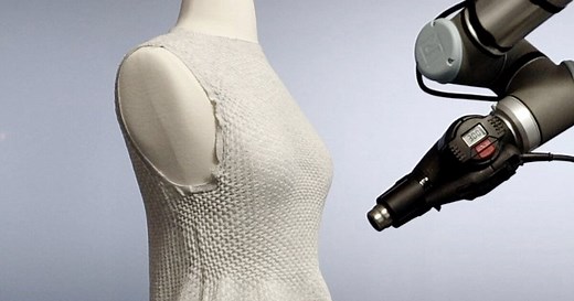 MIT's robot arm can tailor a dress using computerized knitting and heat-activated yarns