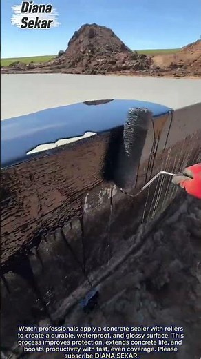 Amazing Concrete Sealer Application Process | Fast Surface Protection & Waterproof Coating