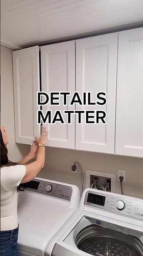 Details Matter #cabinets #rtacabinets #laundryroommakeover